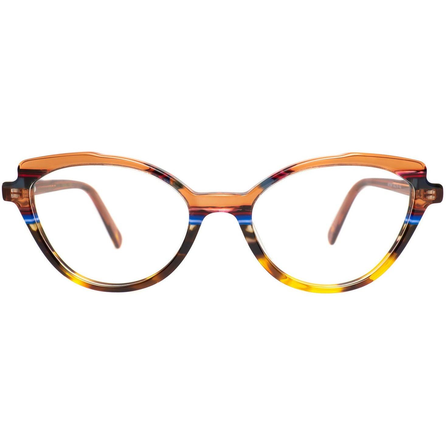 Honey Tortoise Stripe-look