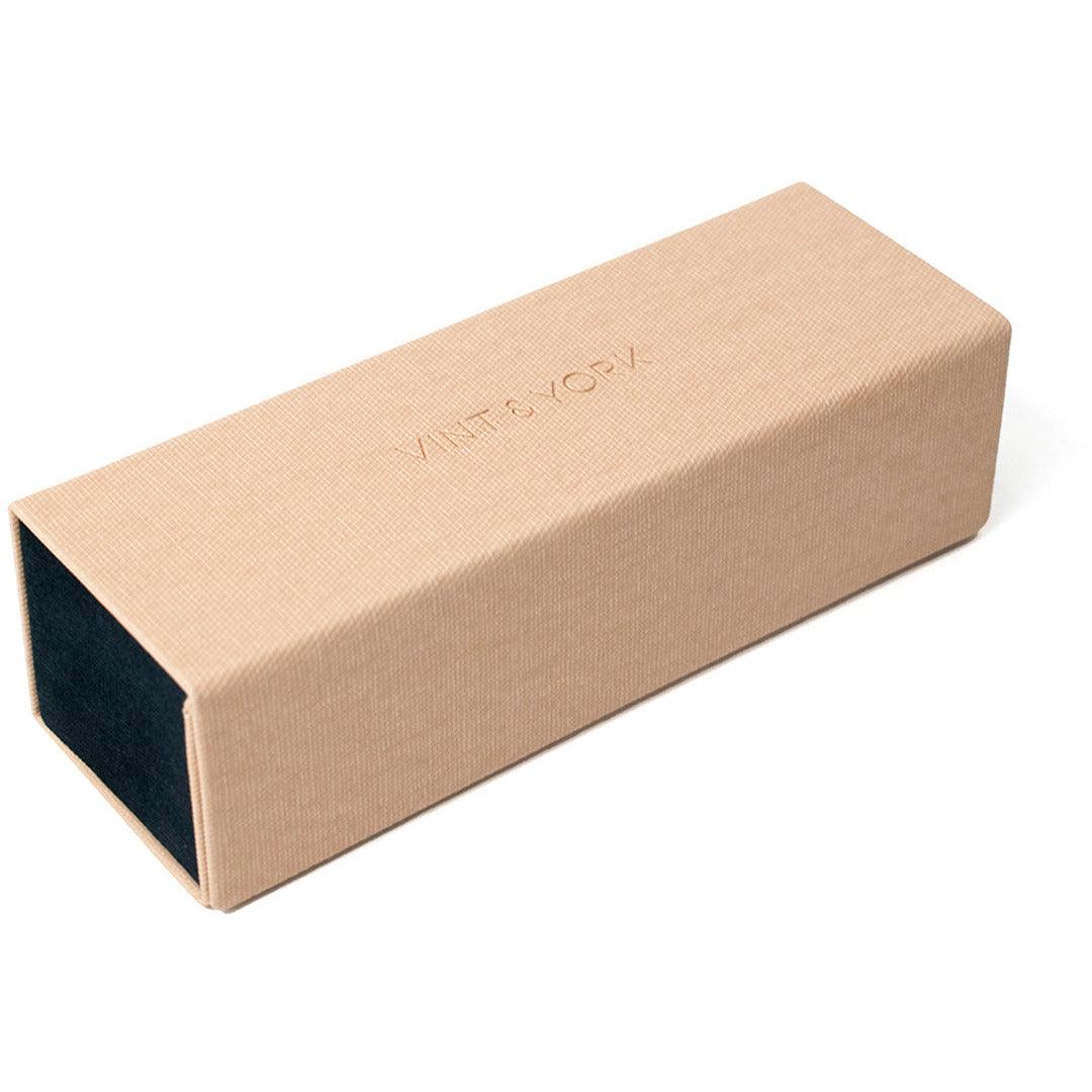 PREMIUM EYEWEAR CASE IN BEIGE from Vint & York