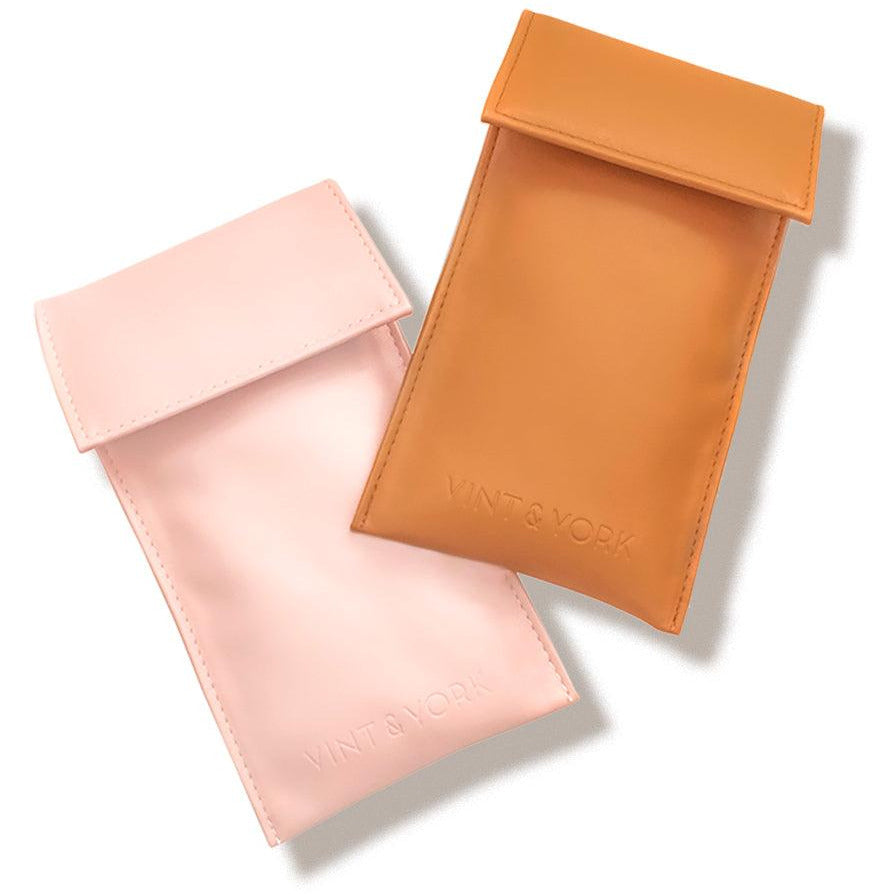 POUCH IN POWDER PINK from Vint & York